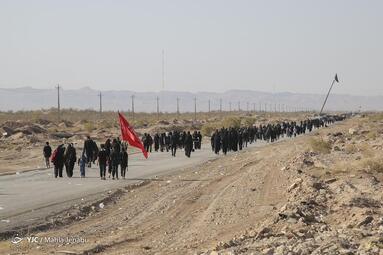 مراسم راهپیمایی جاماندگان اربعین حسینی (ع) در کرمان