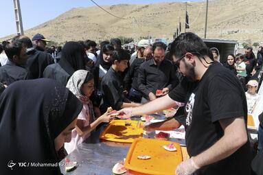 مراسم راهپیمایی جاماندگان اربعین حسینی (ع) در زنجان