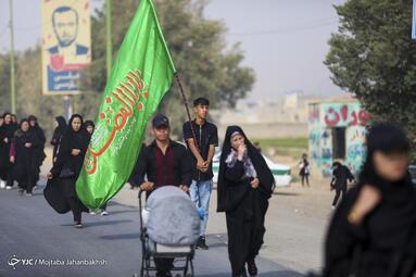 مراسم راهپیمایی جاماندگان اربعین حسینی (ع) در اصفهان