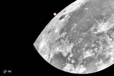 تصویری از سطح کره ماه