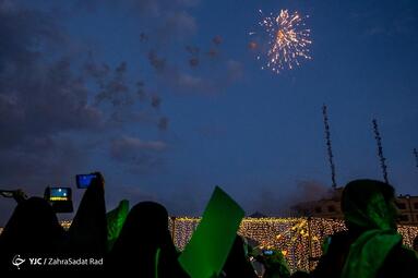 جشن میلاد حضرت محمد (ص) در میدان حضرت ولیعصر (عج) تهران