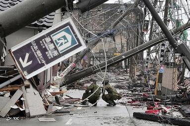 زلزله ویرانگر در شهر واجیما، ژاپن